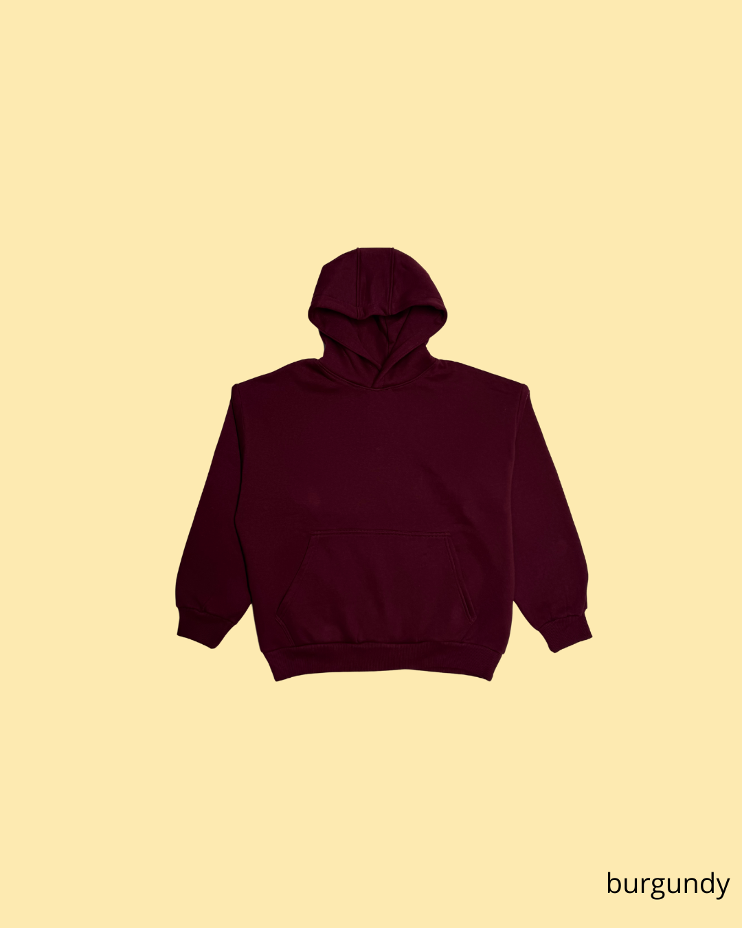 Oversized simple hoodie